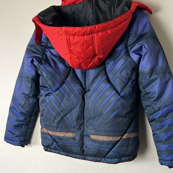 Kids Superman Puffer Jacket | Kids | Boys | Red/Blue | 8| Fun Wear - Picture 9 of 11